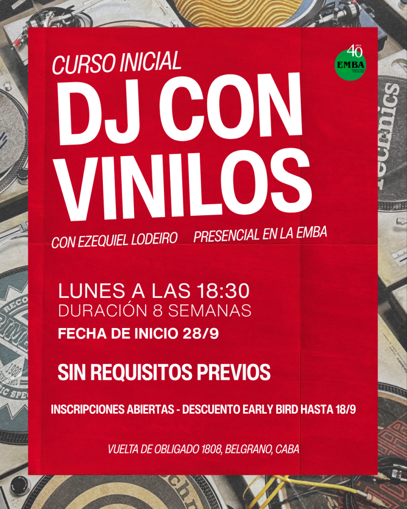 Curso de DJ CON VINILOS